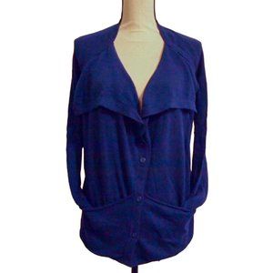 NEW Sparrow Anthropologie Navy Blue Cardigan Size M NWT $88